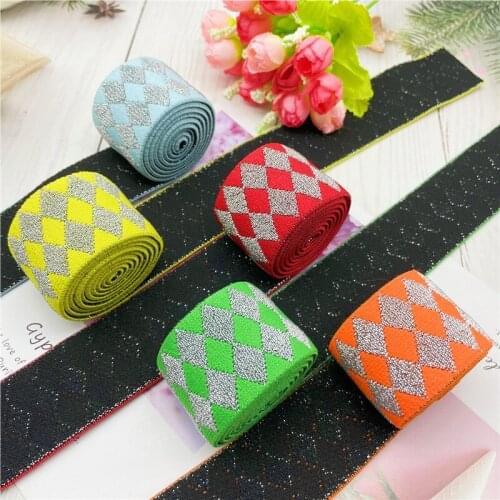 Mask Supplies Rubber Band Grain Trousers Elastic Bands 4cm Waistband Landyard for Keys Designer Webbing Bags Sewing Accessories