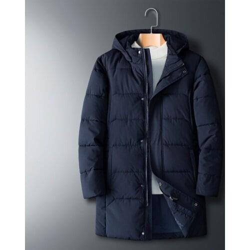 Plus Size 8xl 7xl Mens Long Cotton Hooded Jacket Coat Brand New Male Casual Winter Warm Parka Men Thick Jacket Overcoat