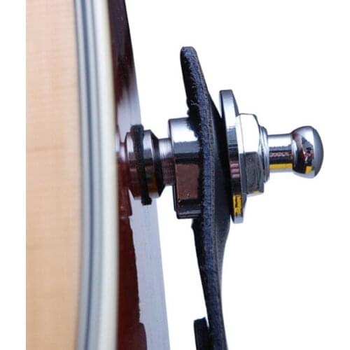 Musical Instrument Guitar Chrome Head Guitar Strap Anti-slip Locks System Parts Electric Guitar Bass Accessories