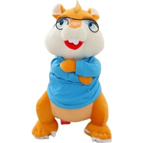 25CM 150G Alvin And The Chipmunks Simon Super Cute Squirrel Mouse Baby Soft Plush Doll Toy