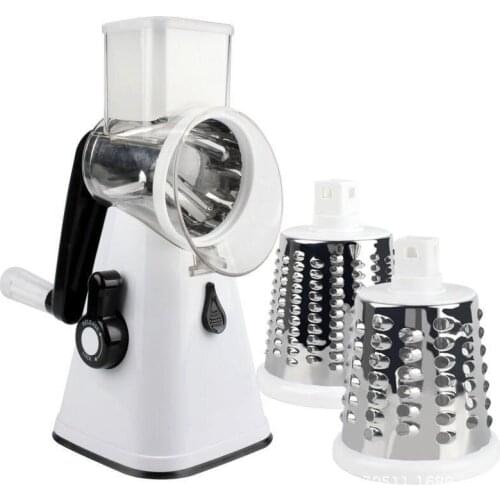 The Latest Manual Vegetable Cutter Three In One Potato Cheese Kitchen Tool Multifunctional Round Slicer Rotating Grater kitchen