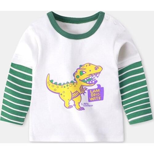 Baby Boys Girls Autumn Long Sleeve T Shirts 2021 Fashion Design Baby Sweatshirts Toddler Girl Clothes Leisure Blouse Girls Tops