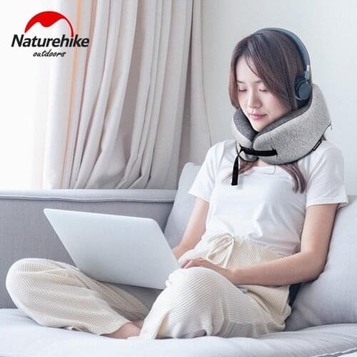 Naturehike U Shaped Memory Foam Neck Pillows Soft Slow Rebound Space Travel Pillow Solid Neck Cervical Healthcare Bedding