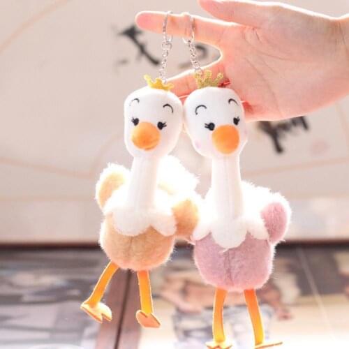 Lovely Stuffed Animals Shape Toy Backpack Car Key Plush Doll Pendant Kid Mini Dolls Toys Children Birthday Gifts Plush Keychains