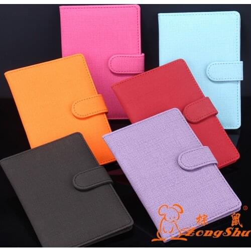 Hot Famous Brand Women Passport Cover Colorful Soft Travel Documents Passport Holder Passports Covers Credit Card Case with hasp