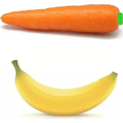 Shapeable Banana Carrot Vegetable Squeeze Toy Novelty Toy Not Squish Toy Kids F3ME