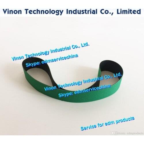 2pcs) 100447506 edm Spool Drive Belt 0.5x20x640mm for ROBOFIL 1020,2020,4020 wire cut edm spare parts 100.447.506 Brake belt 44