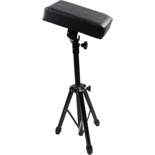 Tattoo Armrest, Tattoo Arm Leg Rest Stand Tripod w/ Adjustable Height for Tattoo Supply Stand Studio Chair Stand