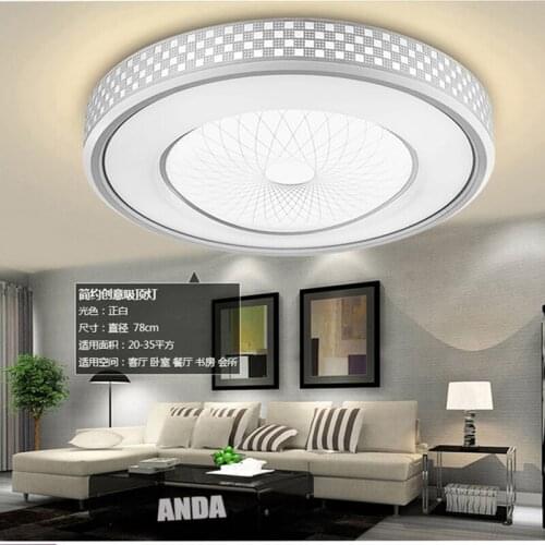 Modern Led living room lamp master bedroom lamps warm remote control ceiling lamp color changing restaurant study lighting