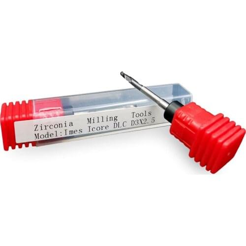 Dental Diamond Coating Imesicore150i Shank 3mm Milling Burs for Milling Zirconia Blocks PMMA