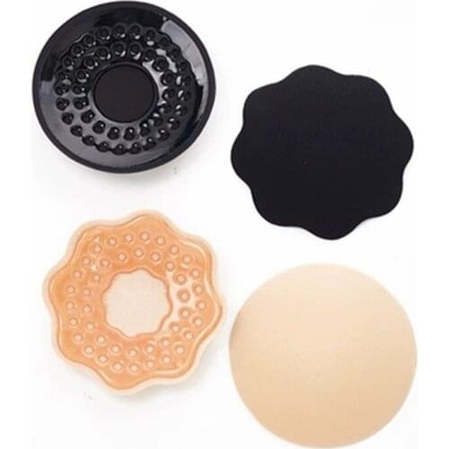 1 Pair New Arrival Satin Nipple Covers Women Breast Petals Disposable Nippleless Cover