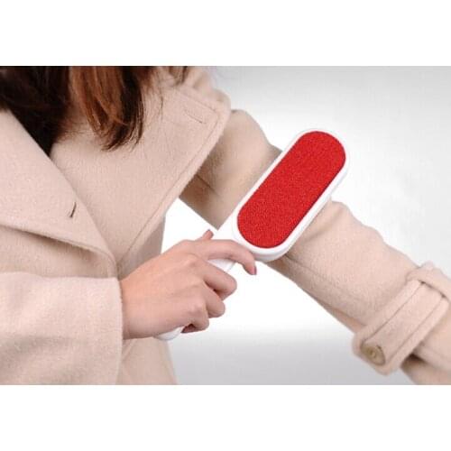 1PC Anti-Static Magic Lint Dust Hair Remover Cloth Dry Cleaning Brush Double-sides Sweater Sticky Wool Device clothing OK 0153