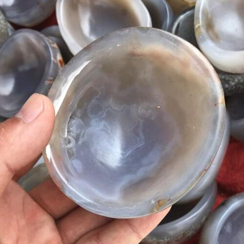 1pcs Natural crystal agate bowl agate Ashtray crystal ashtray stones and minerals Healing crystals