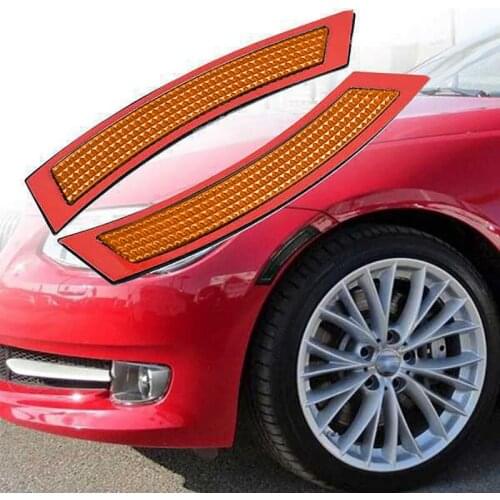 2Pcs Car Bumper Reflector Lights Lamp Exterior Bumper Side Reflector for BMW-3 Series E92 E93 328I 325I 2006-2009