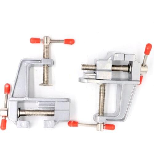 30mm Mini Aluminum Miniature Small Jewelers Hobby Clamp On Table Bench Vise Tool Vice