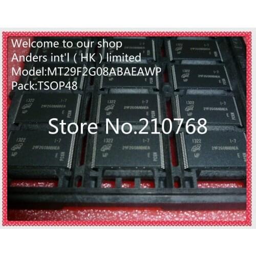 50pcs/lot MT29F2G08ABAEAWP:E MT29F2G08ABAEAWPE MT29F2G08ABAEA 29F2G08ABAEA TSOP48