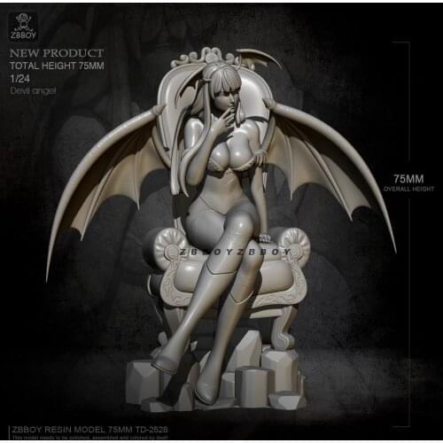 75mm1/24 Resin model kits DIY self-assembled TD-2528