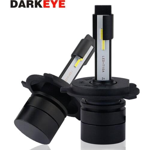 DARKEYE H1 LED H7 HB4 H3 9005 Led H4 Headlight H27 HB3 9006 H8 HB2 H9 H11 880 6000K 12V CSP Super Mini Car Fog Lights Bulbs DJ