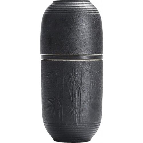 Travel Tea Set Portable Bag Fast Organizer Ceramic Cup Strainer Teacup Teapot Filter and 3 Cups Eco-Friendly