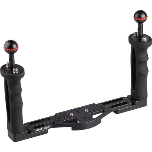 Dual Handheld Stabilizer Diving Tray for GoPro Hero 7 Black Hero 2018 6 5 4 Session 3 Plus Xiaoyi SJCAM Cameras Dome Port DSLR