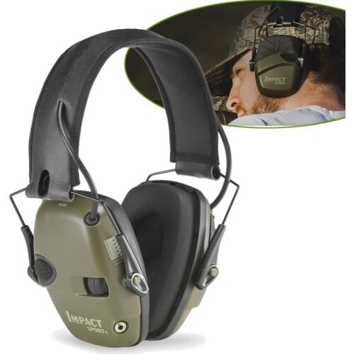 Anti-Noise Electronic Earmuff Shooting Impact Ear Protector Outdoor Sound Amplification Hunting Noise Reducer Tactical Headset