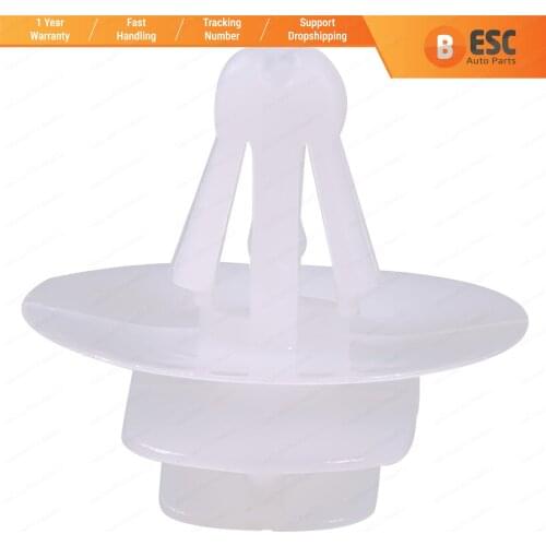 ESC ECF75 10 Pieces Side Moulding Clip White for Renault : 01470769