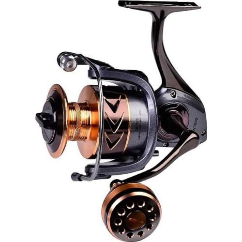 Spinning Reel 3+1BB 11-21KG Max Drag Fishing Reel 2000-7000 Series CNC Mechine Fishing Wheel Metal Spool Saltwater Bass Reel