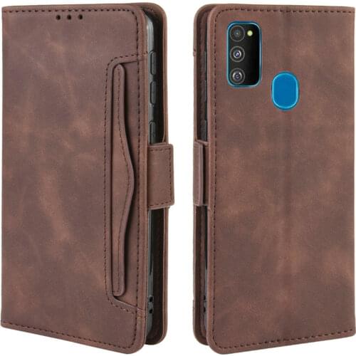 Flip Case Leather Removable Card Slot for Samsung M21 2020 Luxury Case Samsung Galaxy M21S M 21 s M215 360 Protect Wallet Cover