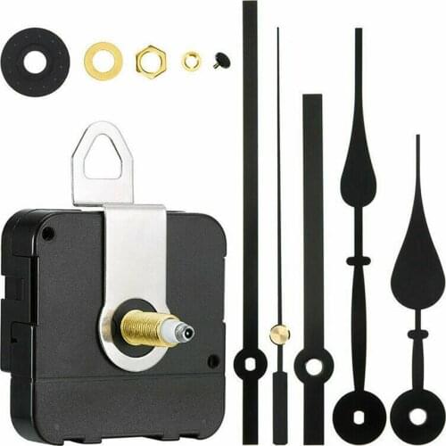 Quartz Clock Movement Mechanism Hands Wall Repair Tool Parts Silent Clock Movement Repair Replacement Parts Kit 2 Set DIY