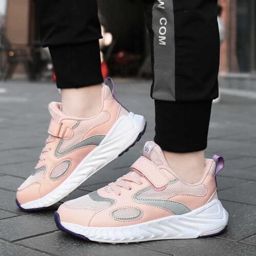 Girls Shoes Sport Boys Running Shoes Big Children Shoes Kids Sneakers Breathable Non-slip Outdoor Basket Footwear Tenis Infantil