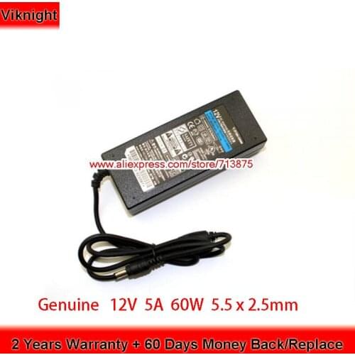 Genuine ZF120A1205000 ZF120A-1205000 60W Charger 12V 5A AC Adapter for VELTON PHOTOGRAPHY RING LIGHT Laptop