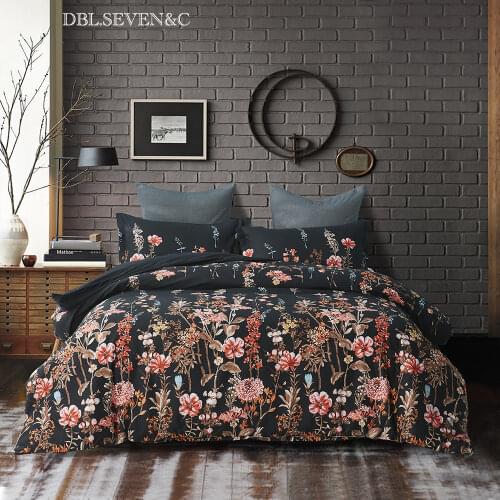 Printing Flower series Bed linen Home comforter bedding set Queen King bed set duvet cover set Bedclothes bed Cover Pillow cases