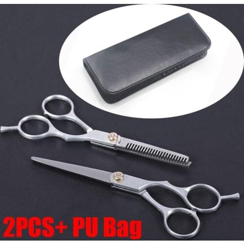 6'' PROFESSIONAL HAIR CUTTING THINNING SCISSORS SHEARS HAIRDRESSING SET + CASE