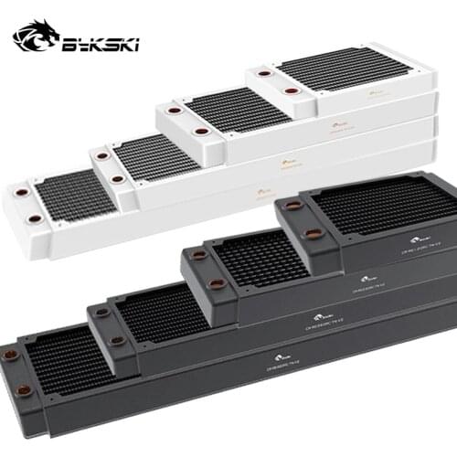 Bykski Version 2 G1/4 " 30MM Thick Copper PC Cooling Radiator,Water Cooler Row Support 12cm Fans PC Heatsink 120/240/360/480MM