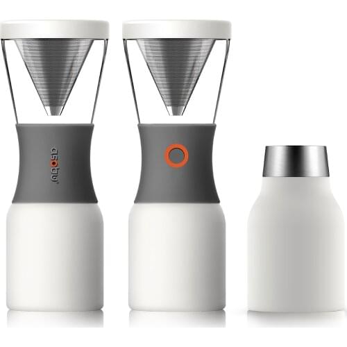 ASOBU 1000ML Cold Water Glass Drip Ice coffee tea pot Home Cafe hand pot gift sets coffee Brew Maker