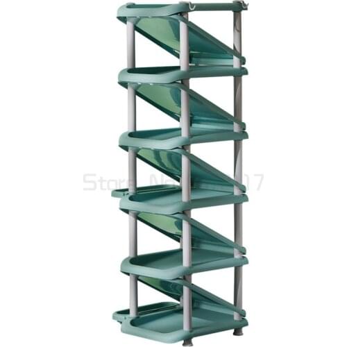Shoe rack dormitory simple door shoe cabinet economic multi-storey household narrow space saving shoe rack