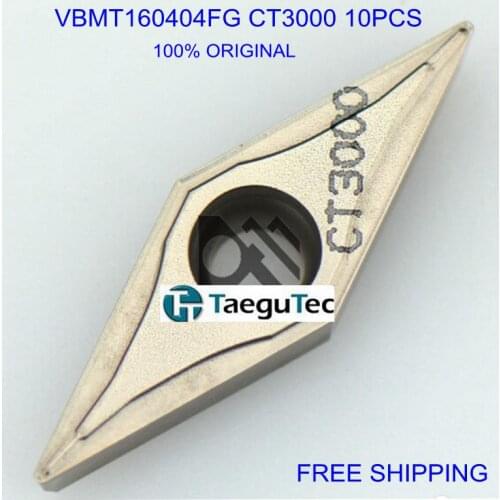 VBMT160404FG CT3000 10pcs Carbide Inserts Taegutec