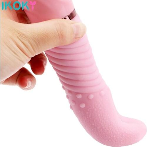 10 Speed Tongue Vibrator Female Masturbation Clitoris Stimulator Oral Sex G Spot Vibrating Massager Female Adult Sex Toys