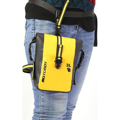 Waterproof wear-resistant MOTOBOY motorcycle leg waist bag locomotive 3L equipment rider storage bag tear-resistant fabric
