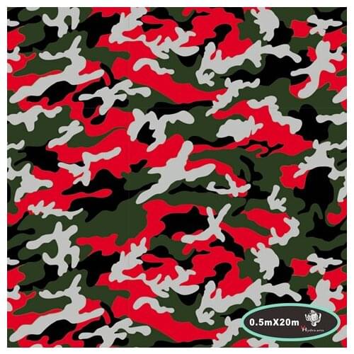 High quality camouflage pattern hydrographic film 50cm hydro water transfer printing film,HFJ031 PVA film