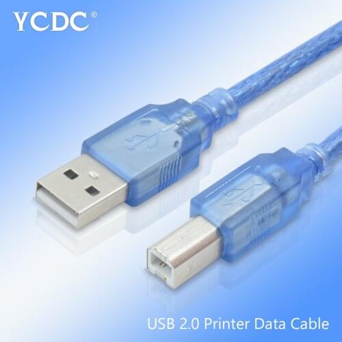 High Speed USB Printer Cable 480 mpbs Printer Data Cable Scanner Cord 2.0 Printer DAC USB Printer for Canon 1/1.8/3/5/10m