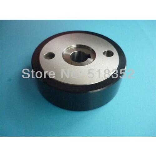 X055C662G51 M412C Mitsubishi Capstan Roller Ceramic Black with Key Hole, WEDM-LS Wire Cutting Wear Parts