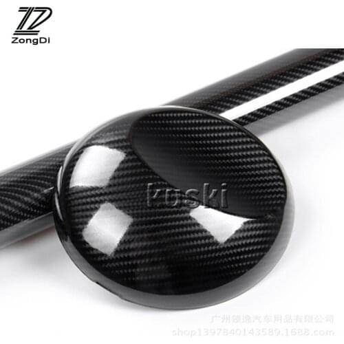ZD For Kia Rio 3 Ceed Toyota Corolla 2008 Avensis C-HR RAV4 Mazda 3 6 Car Glossy 5D Carbon Fiber Vinyl Film Waterproof Stickers