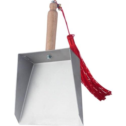 1pc Stainless Steel Mini Desktop Dustpan Kitchen Mini Dust Pan for Home (Silver)