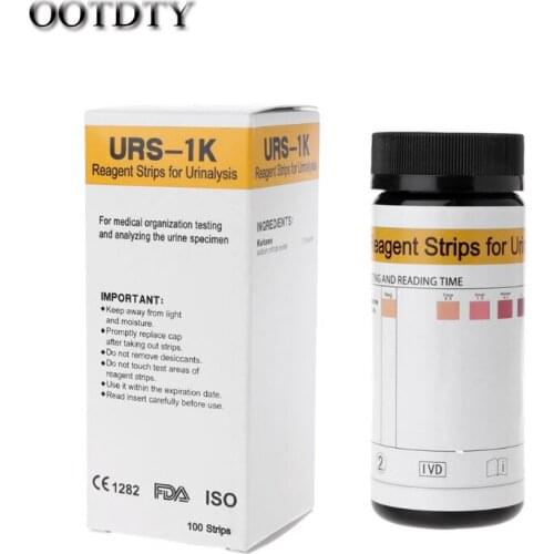 OOTDTY 100pcs Urinary Ketone Strips Urine Analysis Keto Strips Healthy Diet Body Tester DORP SHIPPING
