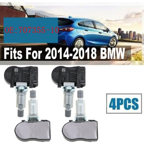 4 PCS New TPMS Tire Pressure Monitor For BMW 707355-10 70735510 36106856209, 36106855539