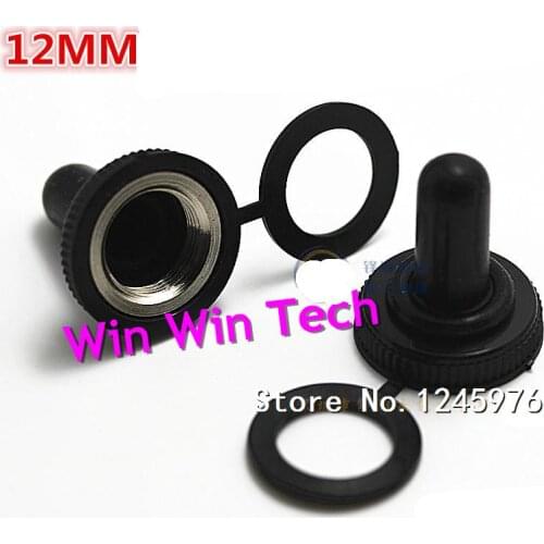 50pcs Waterproof cover WPC-05 diameter 12mm toggle switch 12MM waterproof waterproof glue set wholesale price cap WPC-05