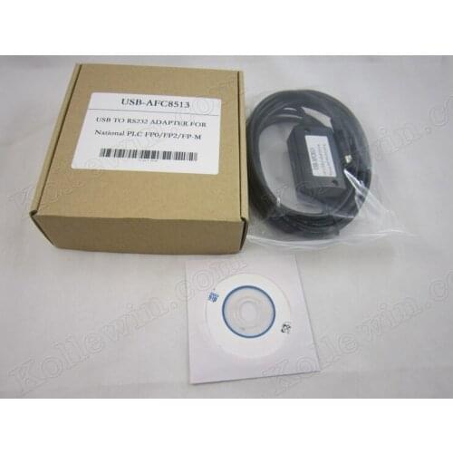 Free Shipping Compatible USB-AFC8513 PLC Programming Cable, USB Interface Adapter for FP0,FP2,FP-M series PLC, Win7/ 8 Usable