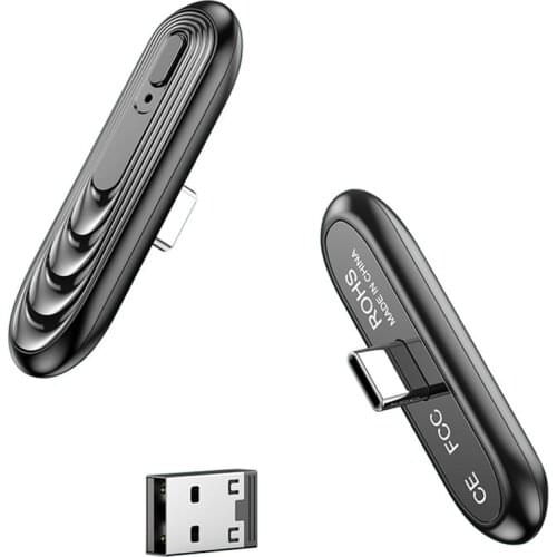 Wireless Bluetooth-Compatible Transmitter Receiver For NS Switch/PS4/PC Stereo Audio Transmitter Type-C USB Wireless Adapter