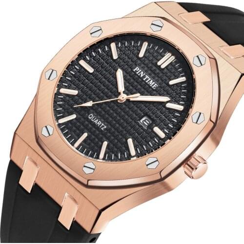 Mens Watch Hot Fashion Silicone Strap Quartz Clock Calendar Military Watch Men Sport Wristwatch Relogio Masculino Drop Shipping